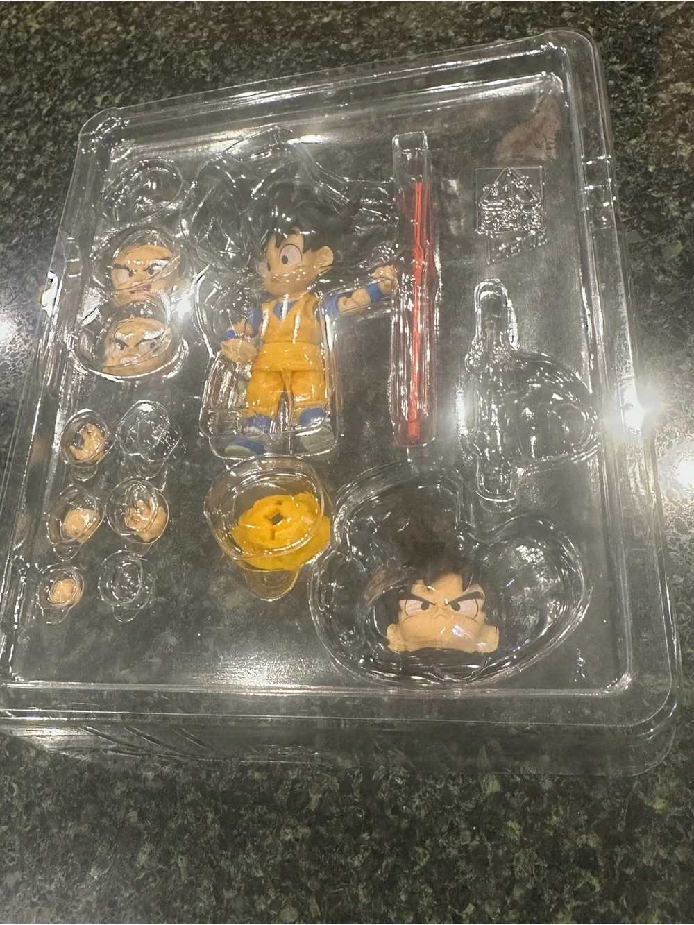 SHFiguarts Dragon Ball Daima son Goku mini Figure Bandai open with box